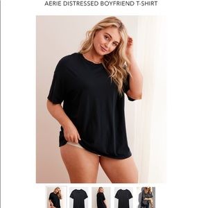 Aerie Distressed Boyfriend T-shirt